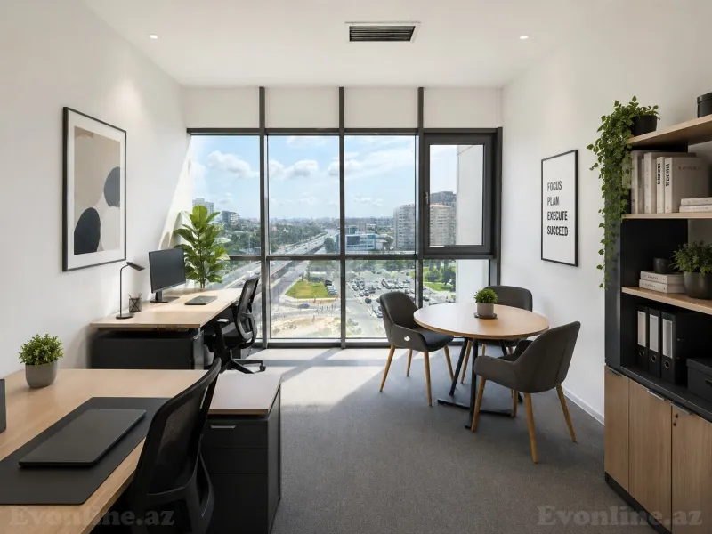 5 otaqlı Ofis 190 m² Xətai r. Kirayə verilir