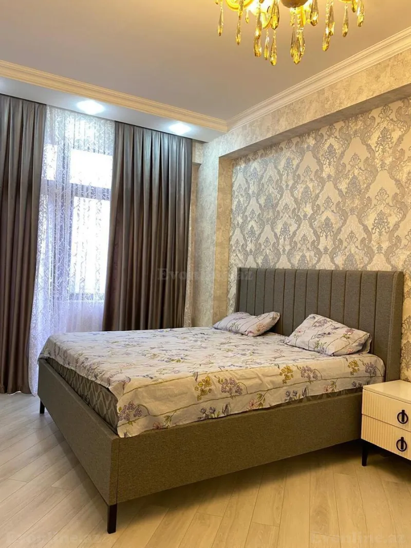Kirayə verilir 3 otaqlı Mənzil Yeni tikili 140 m² Nəsimi r. - şəkil 4