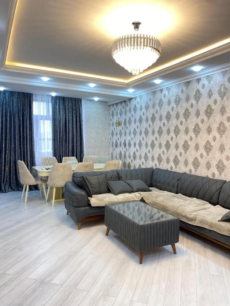 Kirayə verilir 3 otaqlı Mənzil Yeni tikili 140 m² Nəsimi r. - şəkil 6