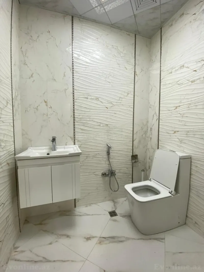 Kirayə verilir 3 otaqlı Mənzil Yeni tikili 140 m² Nəsimi r. - şəkil 13