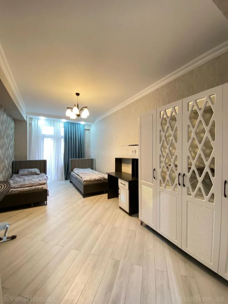 Kirayə verilir 3 otaqlı Mənzil Yeni tikili 140 m² Nəsimi r. - şəkil 18
