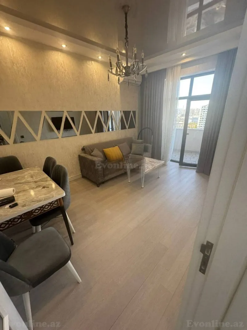 Kirayə verilir 2 otaqlı Mənzil Yeni tikili 70 m² Nəsimi r. - şəkil 3