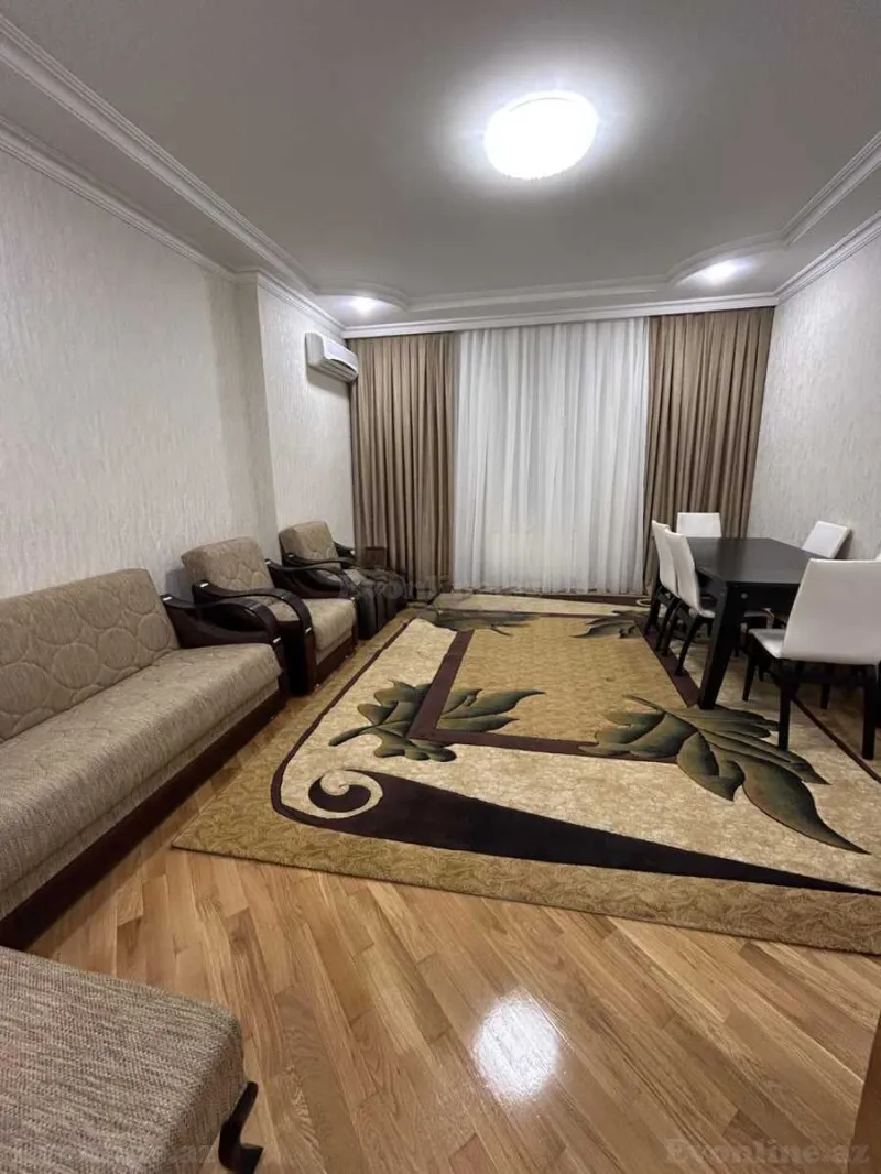 Kirayə verilir 2 otaqlı Mənzil Yeni tikili 90 m² Nərimanov r. - şəkil 3