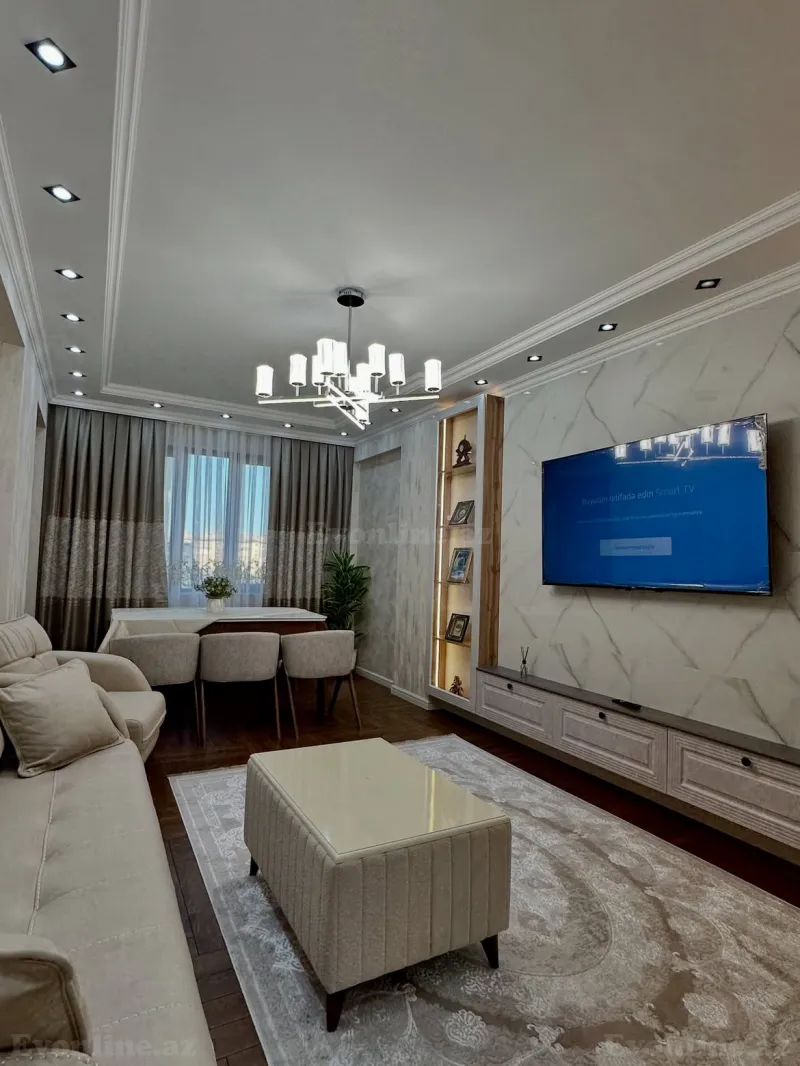 Satılır 3 otaqlı Mənzil Yeni tikili 106 m² Əhmədli m. - şəkil 2