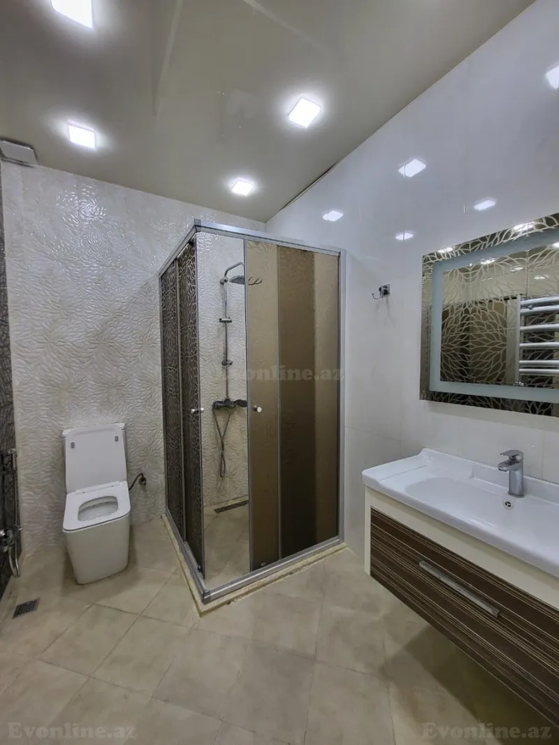 Kirayə verilir 3 otaqlı Mənzil Yeni tikili 120 m² Nəsimi r. - şəkil 3