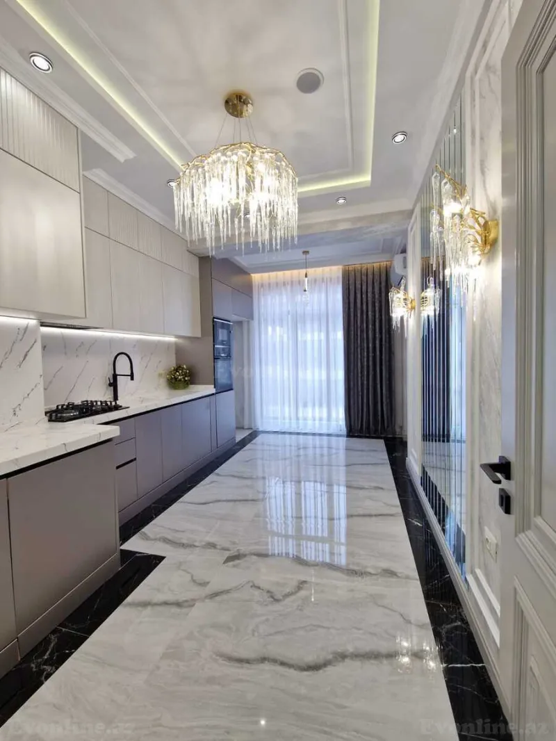 Satılır 3 otaqlı Mənzil Yeni tikili 99 m² Nəriman Nərimanov m. - şəkil 3
