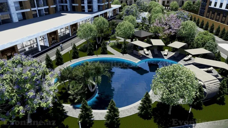 Satılır 1 otaqlı Mənzil Yeni tikili 58.5 m² Koroğlu m. - şəkil 5