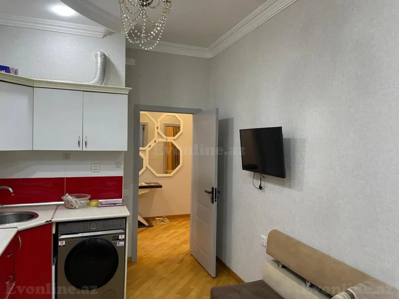Kirayə verilir 2 otaqlı Mənzil Yeni tikili 100 m² Nəsimi m. - şəkil 2