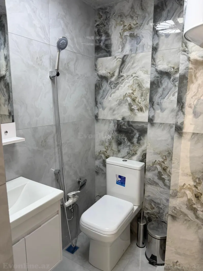 Kirayə verilir 1 otaqlı Mənzil Yeni tikili 65 m² Qara Qarayev m. - şəkil 13