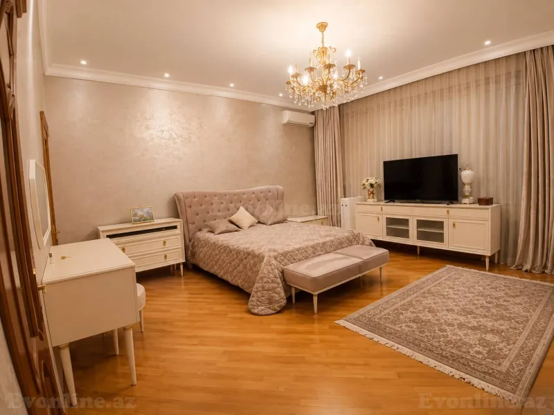 Kirayə verilir 4 otaqlı Mənzil Yeni tikili 215 m² Nəsimi r. - şəkil 5