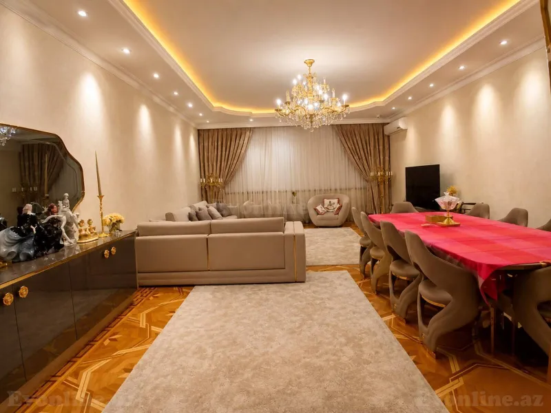 Kirayə verilir 4 otaqlı Mənzil Yeni tikili 215 m² Nəsimi r. - şəkil 6