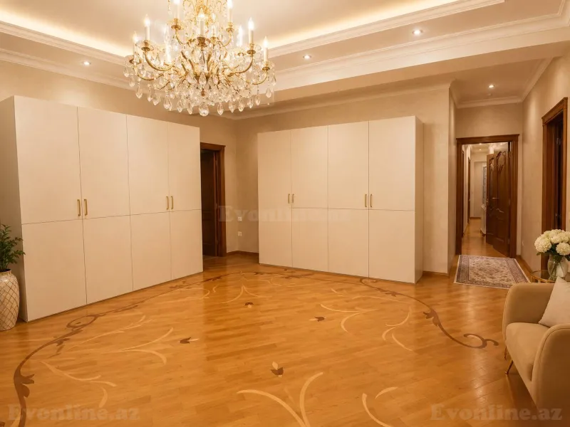Kirayə verilir 4 otaqlı Mənzil Yeni tikili 215 m² Nəsimi r. - şəkil 10