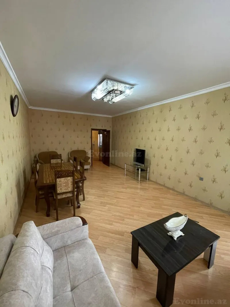 Kirayə verilir 3 otaqlı Mənzil Yeni tikili 140 m² Gənclik m. - şəkil 2