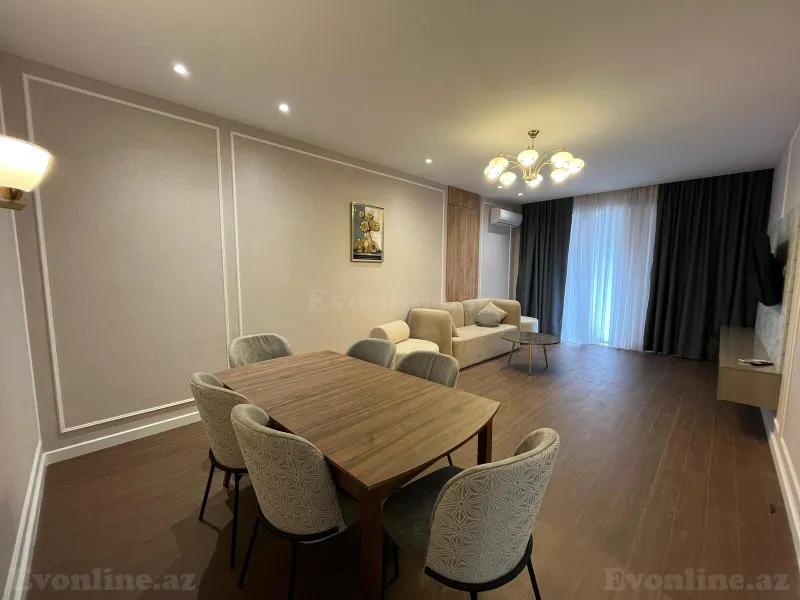 Kirayə verilir 3 otaqlı Mənzil Yeni tikili 145 m² 8 Noyabr m. - şəkil 2