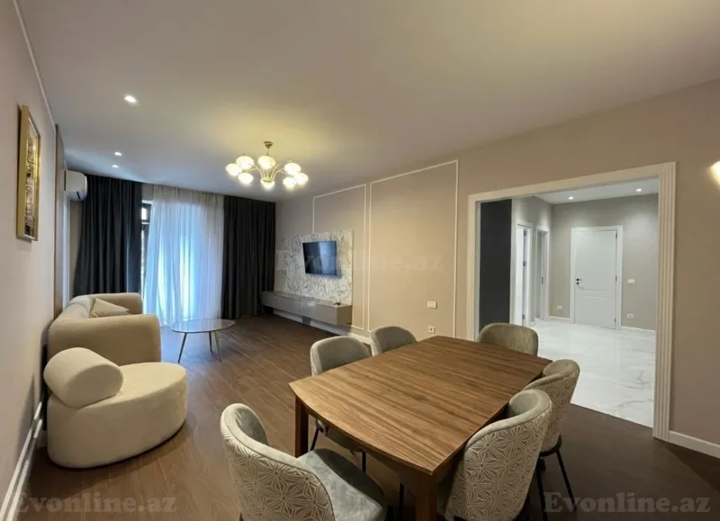 Kirayə verilir 3 otaqlı Mənzil Yeni tikili 145 m² 8 Noyabr m. - şəkil 3