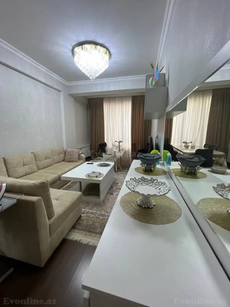 2 otaqlı Mənzil 70 m² Nərimanov r. Kirayə verilir