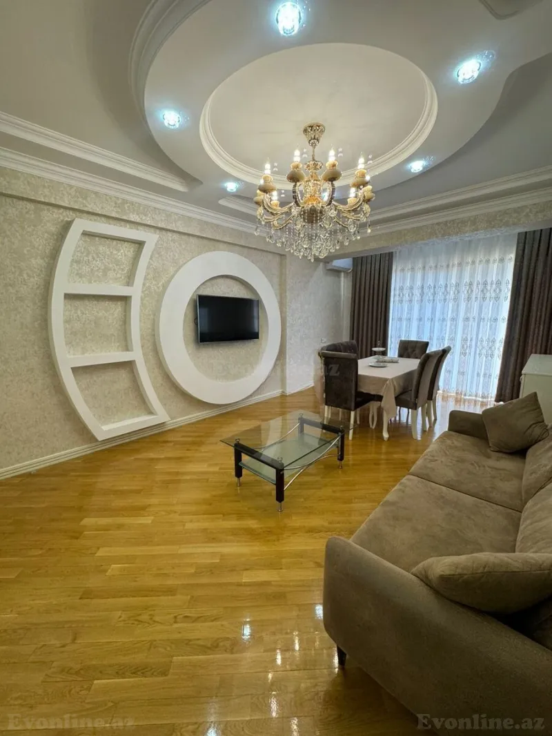 Kirayə verilir 2 otaqlı Mənzil Yeni tikili 80 m² Xətai r. - şəkil 2