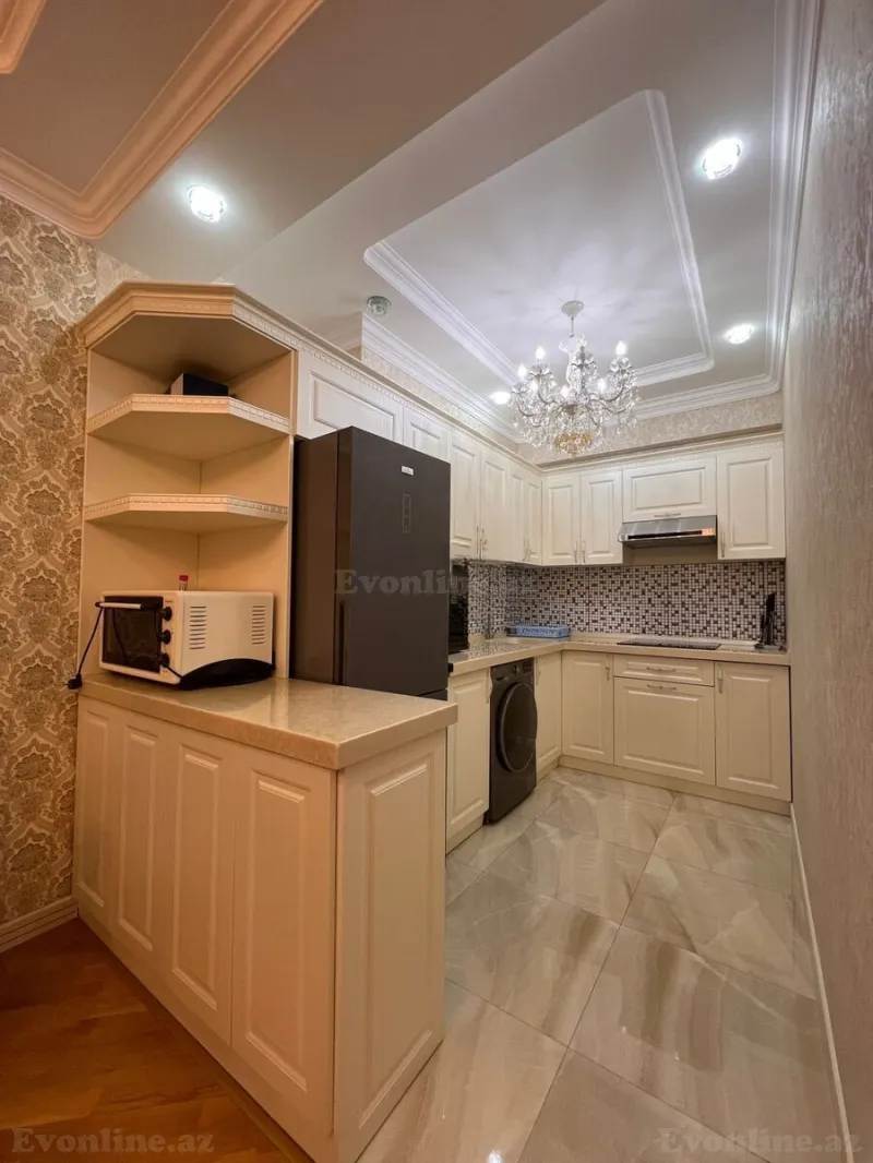 Kirayə verilir 2 otaqlı Mənzil Yeni tikili 80 m² Xətai r. - şəkil 3