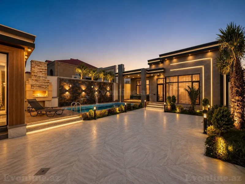 4 otaqlı Həyət evi 180 m² Mərdəkan Satılır