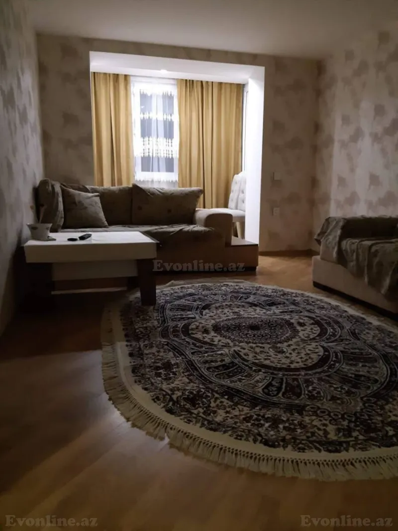 2 otaqlı Mənzil 55 m² Elmlər Akademiyası m. Kirayə verilir