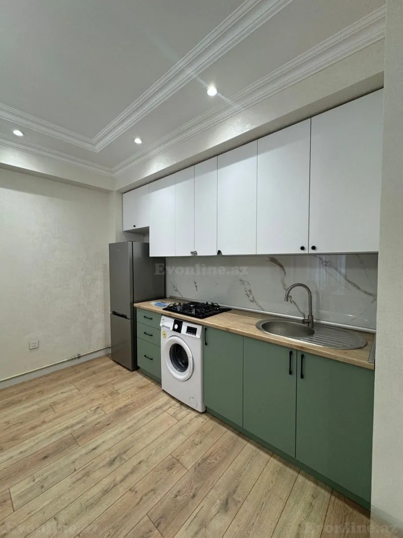 Kirayə verilir 2 otaqlı Mənzil Yeni tikili 55 m² İnşaatçılar m. - şəkil 4
