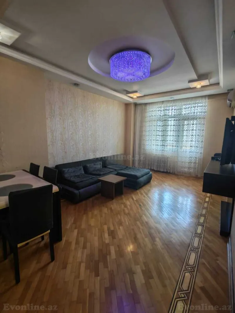 Kirayə verilir 2 otaqlı Mənzil Yeni tikili 80 m² İnşaatçılar m. - şəkil 2