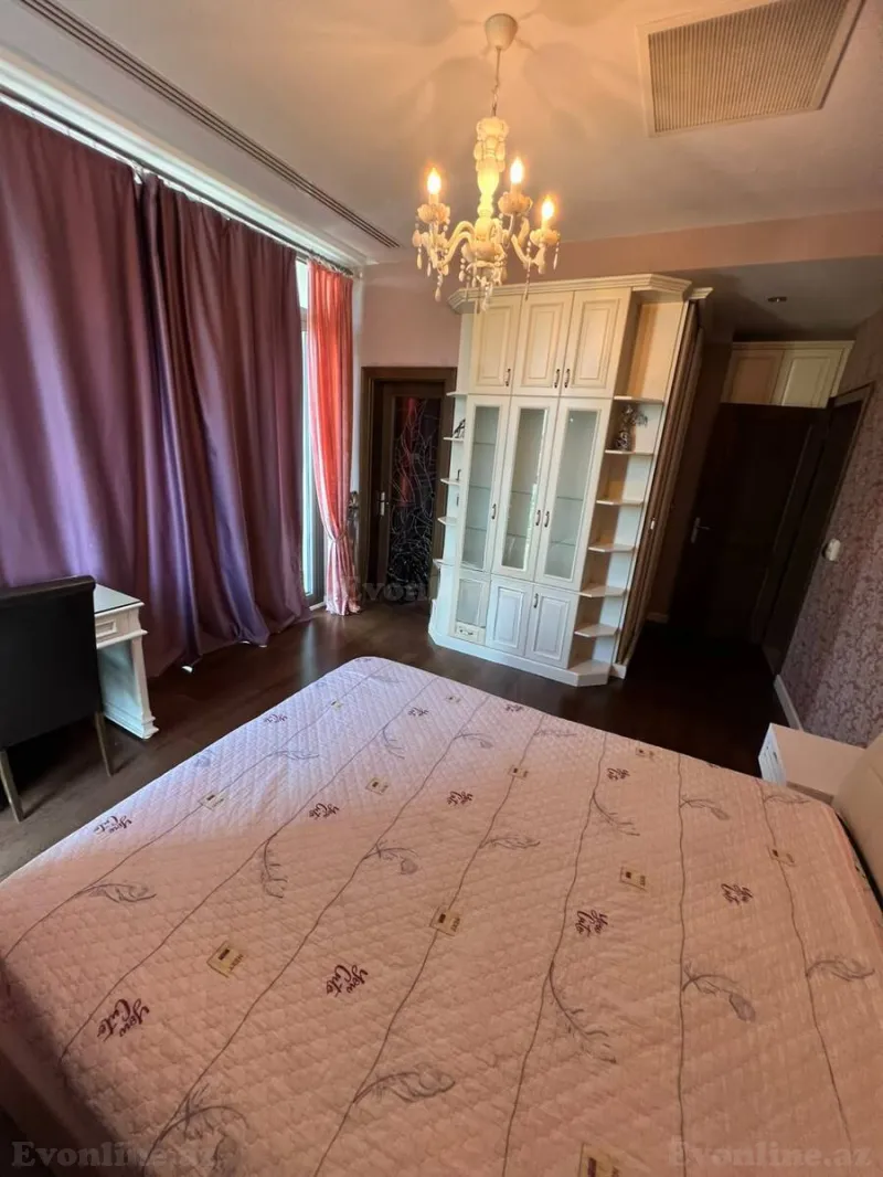 Kirayə verilir 5 otaqlı Mənzil Yeni tikili 200 m² Səbail r. - şəkil 7