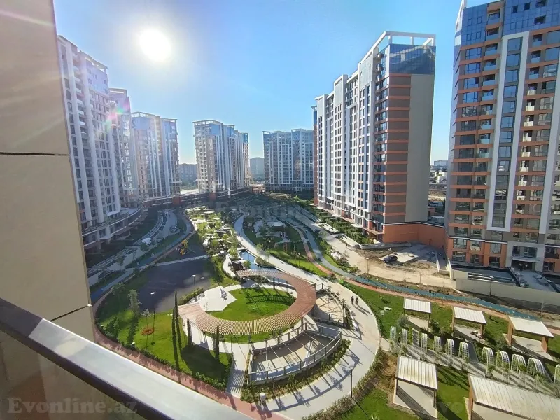 Kirayə verilir 3 otaqlı Mənzil Yeni tikili 85 m² Dərnəgül m. - şəkil 15
