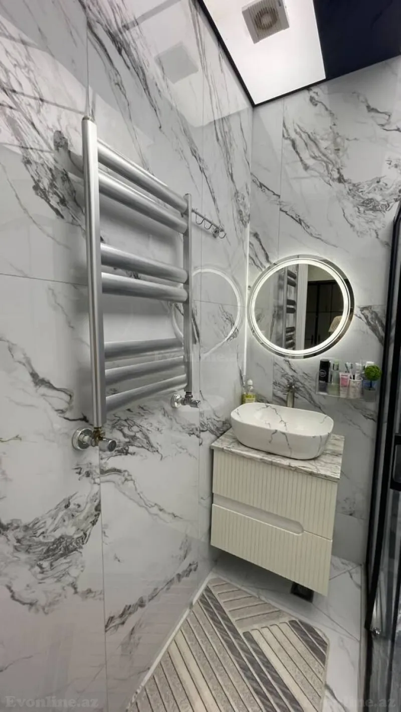 Satılır 2 otaqlı Mənzil Yeni tikili 55 m² Həzi Aslanov m. - şəkil 14