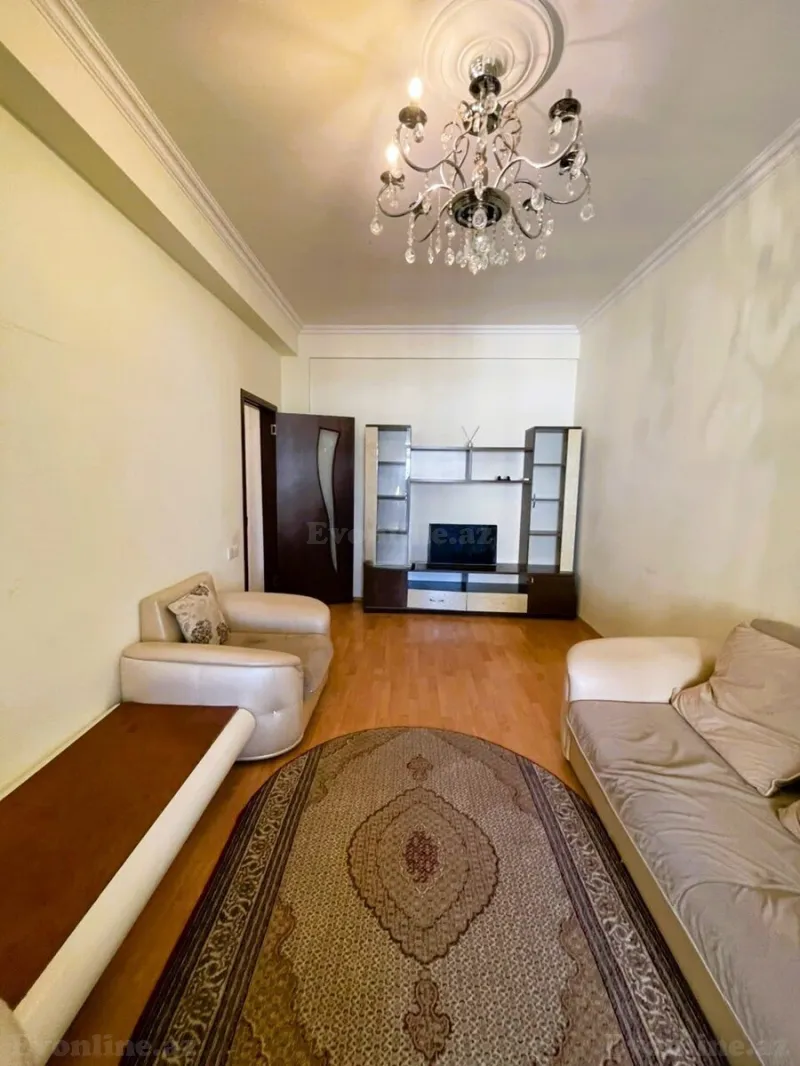 Kirayə verilir 2 otaqlı Mənzil Yeni tikili 60 m² Nəsimi m. - şəkil 2