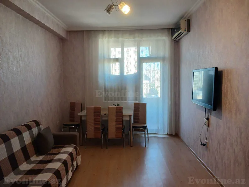 Kirayə verilir 2 otaqlı Mənzil Yeni tikili 60 m² Gənclik m. - şəkil 2