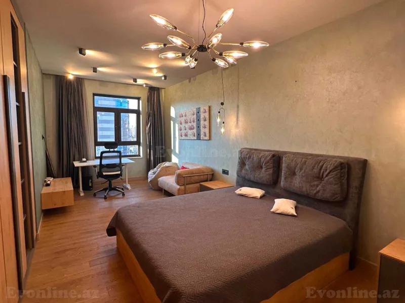 Kirayə verilir 5 otaqlı Mənzil Yeni tikili 250 m² Nizami m. - şəkil 20