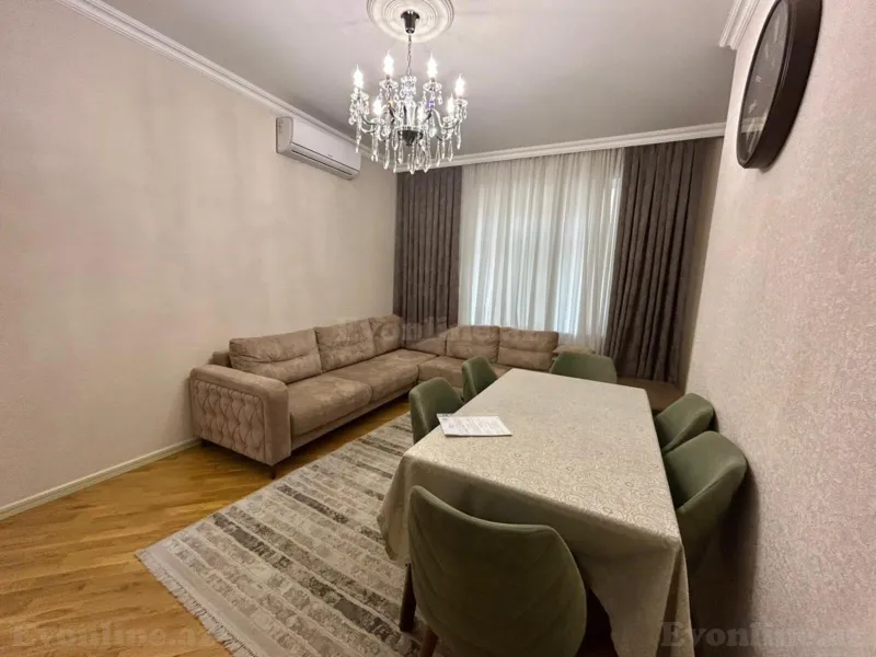 Kirayə verilir 2 otaqlı Mənzil Yeni tikili 80 m² Nəsimi r. - şəkil 3