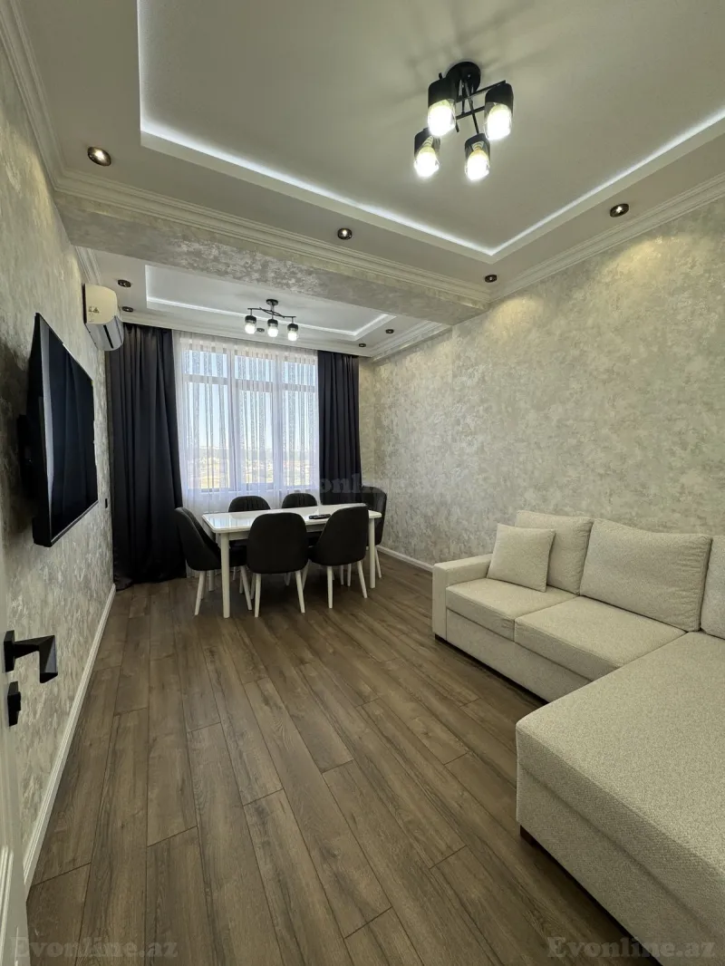 Kirayə verilir 2 otaqlı Mənzil Yeni tikili 80 m² Əhmədli m. - şəkil 3