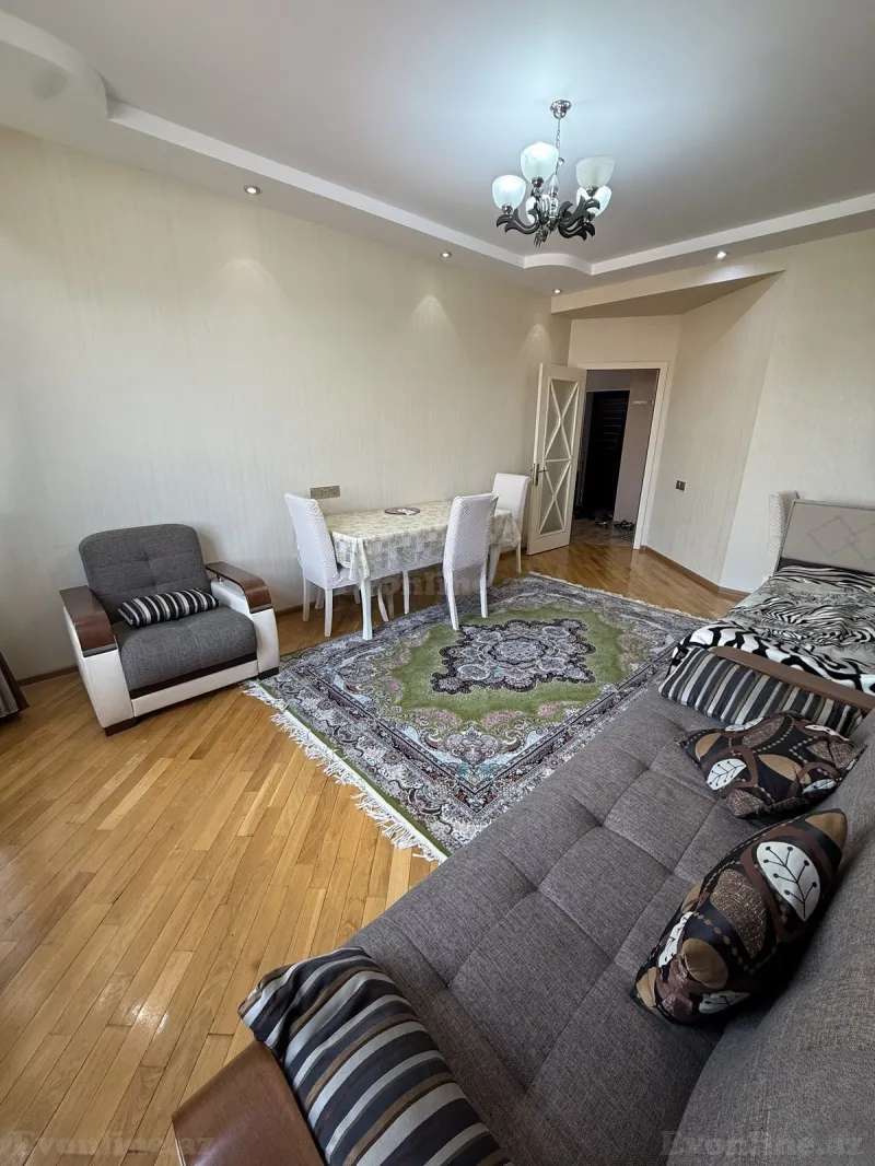 Kirayə verilir 2 otaqlı Mənzil Yeni tikili 60 m² Qara Qarayev m. - şəkil 3