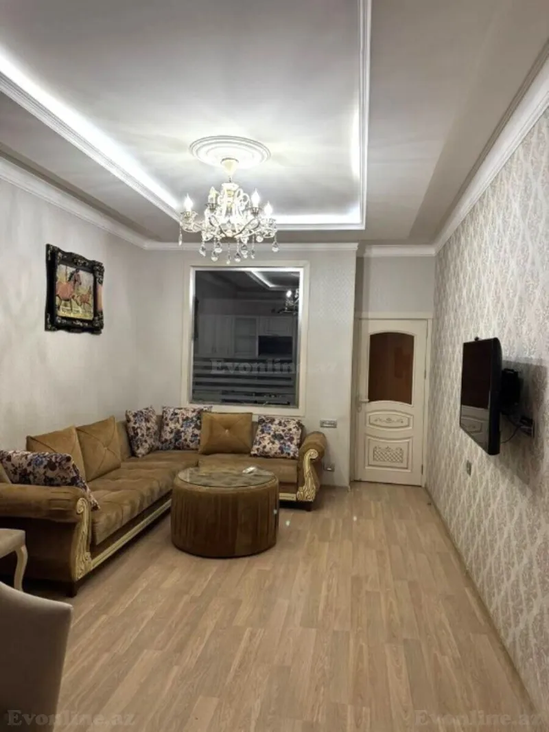 Kirayə verilir 2 otaqlı Mənzil Yeni tikili 80 m² İnşaatçılar m. - şəkil 2