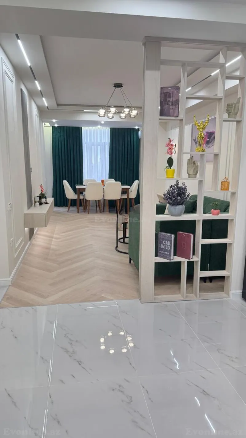 Satılır 3 otaqlı Mənzil Yeni tikili 91 m² 8 Noyabr m. - şəkil 2