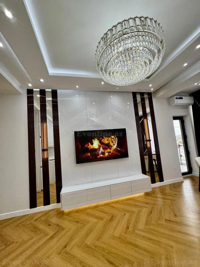 Kirayə verilir 2 otaqlı Mənzil Yeni tikili 75 m² Nəsimi r. - şəkil 2