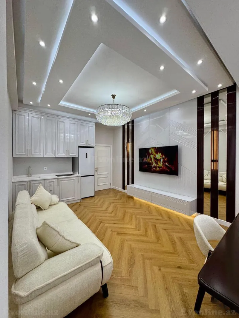 Kirayə verilir 2 otaqlı Mənzil Yeni tikili 75 m² Nəsimi r. - şəkil 5