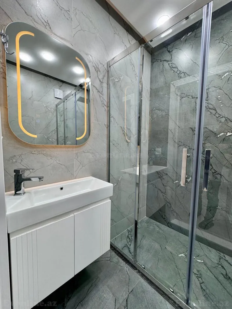 Kirayə verilir 2 otaqlı Mənzil Yeni tikili 75 m² Nəsimi r. - şəkil 15
