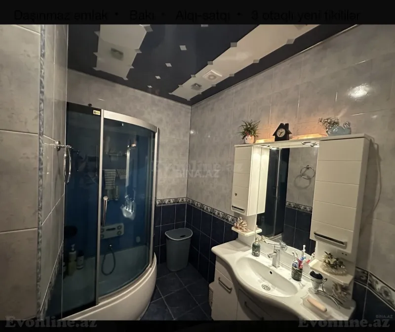 Satılır 3 otaqlı Mənzil Yeni tikili 107 m² H.Cavid pr. - şəkil 15