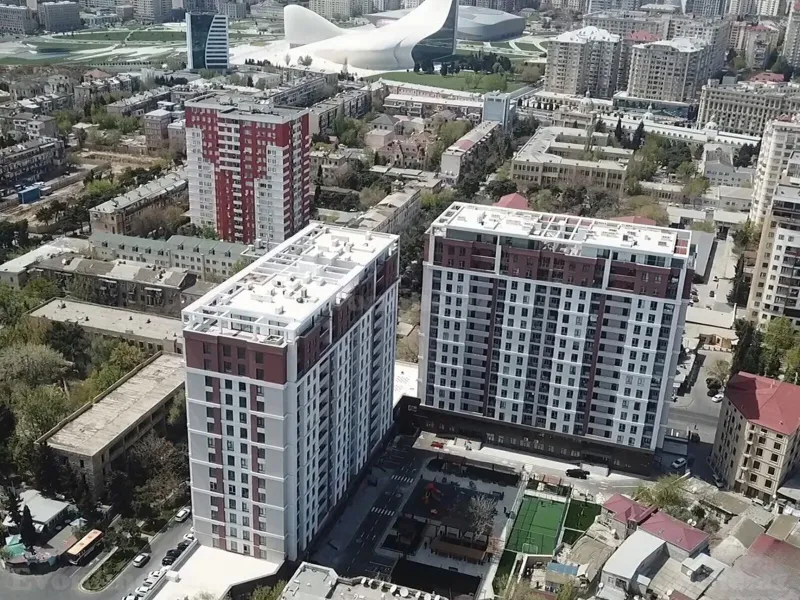 Satılır 2 otaqlı Mənzil Yeni tikili 74 m² Nərimanov r. - şəkil 2