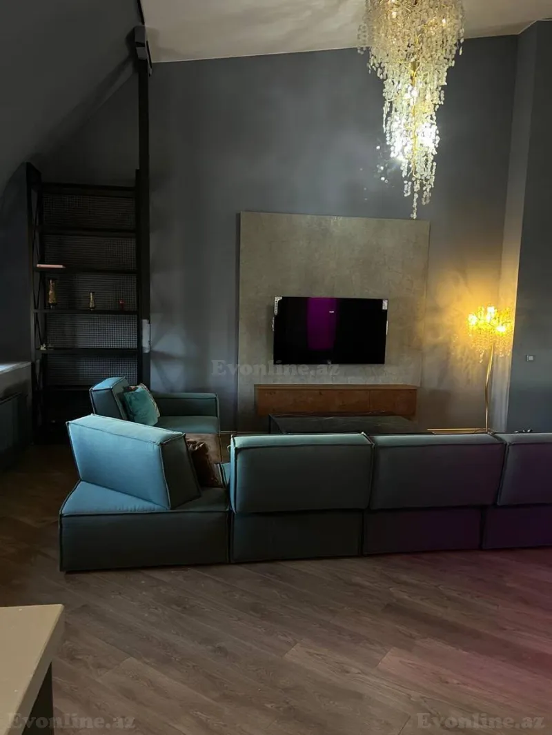 Kirayə verilir 4 otaqlı Mənzil Yeni tikili 230 m² Səbail r. - şəkil 2