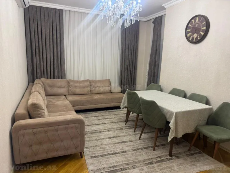 2 otaqlı Mənzil 80 m² Nərimanov r. Kirayə verilir