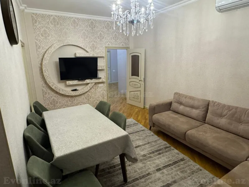 Kirayə verilir 2 otaqlı Mənzil Yeni tikili 80 m² Nərimanov r. - şəkil 8