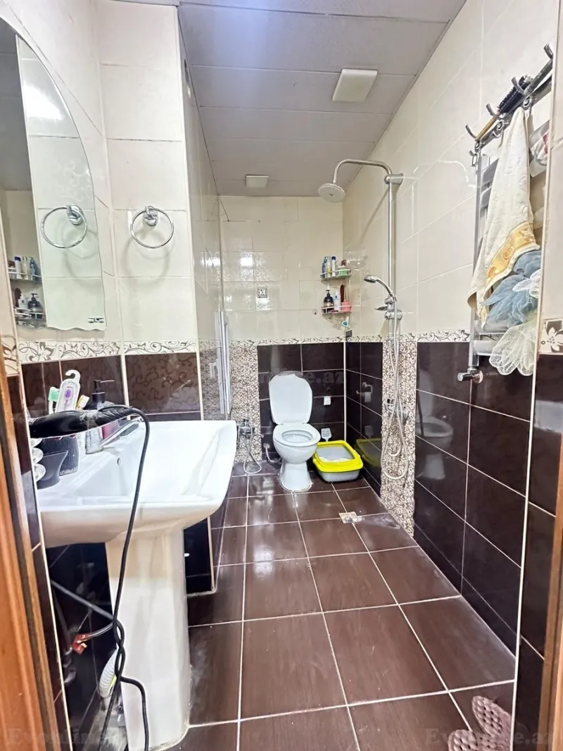 Satılır 3 otaqlı Mənzil Yeni tikili 64 m² İnşaatçılar m. - şəkil 6
