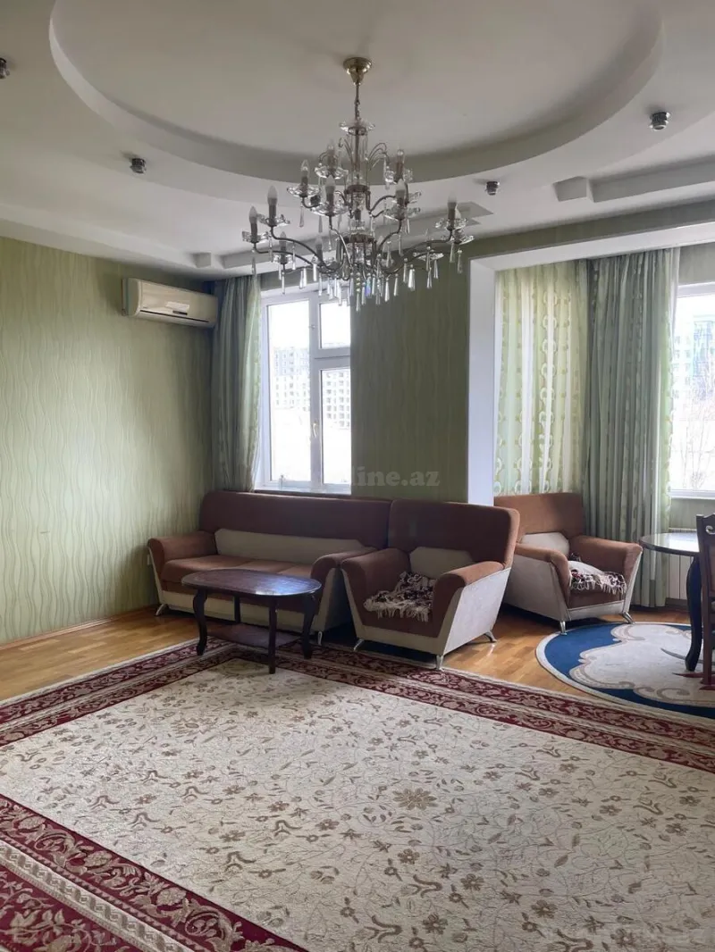 Satılır 3 otaqlı Mənzil Yeni tikili 110 m² İnşaatçılar m. - şəkil 2
