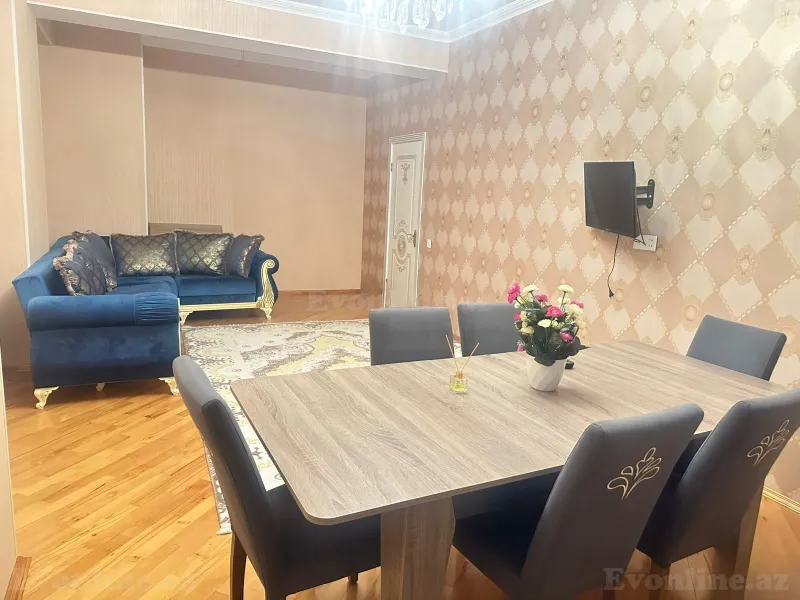 Kirayə verilir 2 otaqlı Mənzil Yeni tikili 90 m² Koroğlu m. - şəkil 2