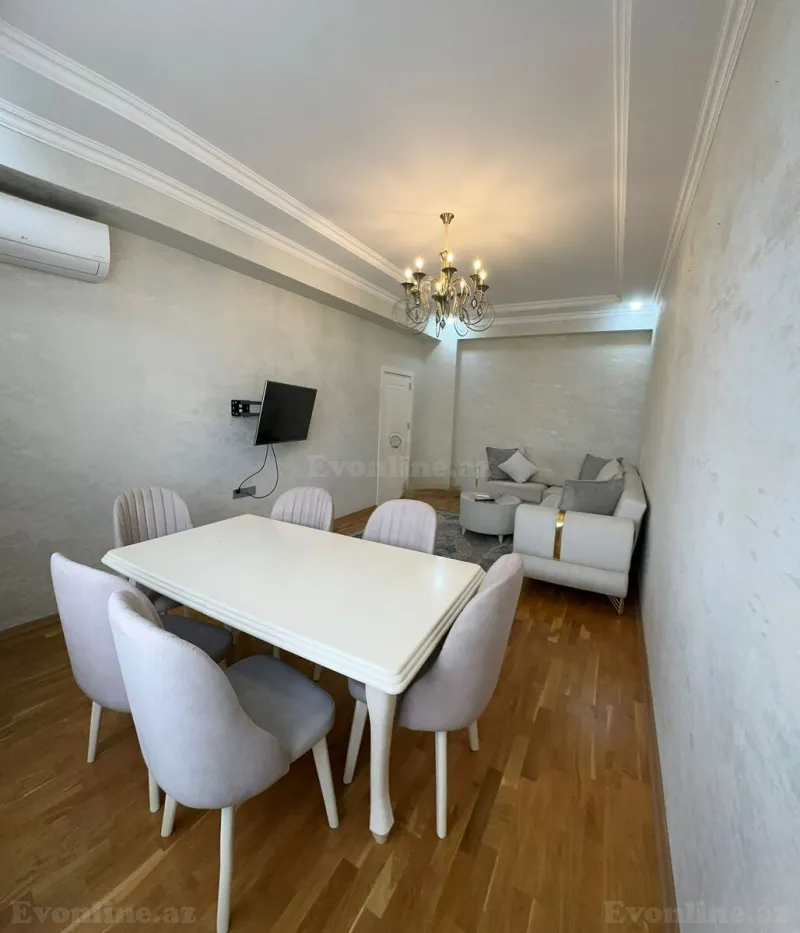 Kirayə verilir 2 otaqlı Mənzil Yeni tikili 70 m² Qara Qarayev m. - şəkil 2