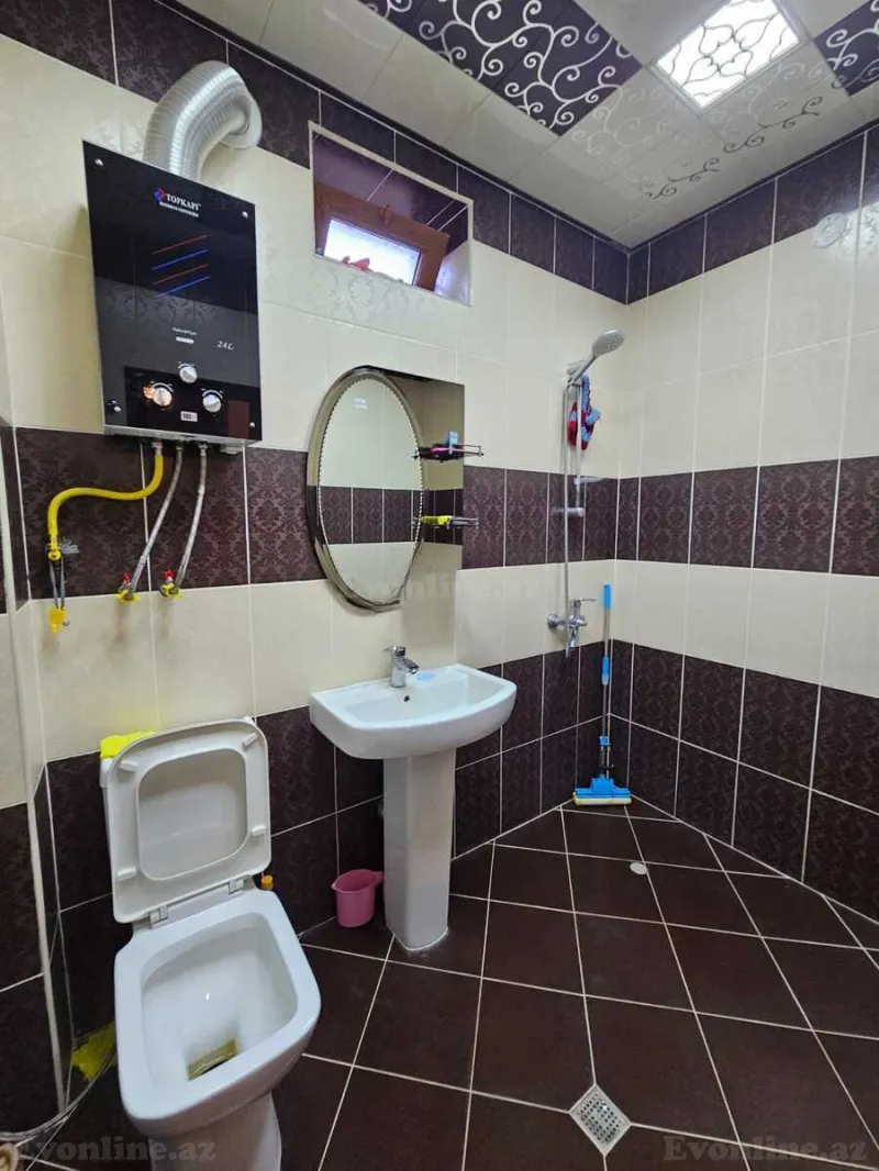 Kirayə verilir 4 otaqlı Həyət evi 130 m² Qəbələ - şəkil 13